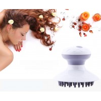 Portable Head Hair Massage Brush Waterproof ELectric Head Vibrating Scalp Massager  Deep Tissue Kneading Vibrating Device Head